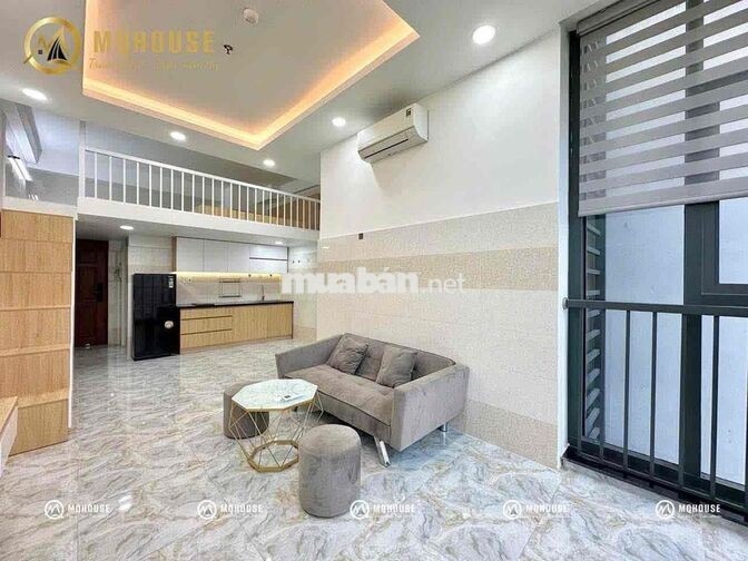 Duplex Ban Công View Kính 40m2 | Máy Giặt Riêng | Gần Đầm Sen
