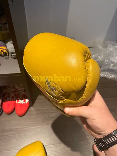 Bán găng boxing Hayabusa T3 LX, 16oz, màu vàng mù tạt.