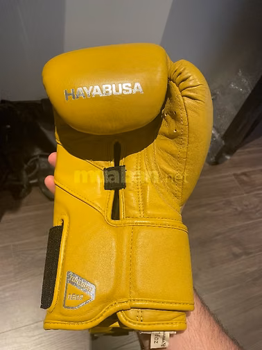 Bán găng boxing Hayabusa T3 LX, 16oz, màu vàng mù tạt.