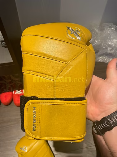 Bán găng boxing Hayabusa T3 LX, 16oz, màu vàng mù tạt.