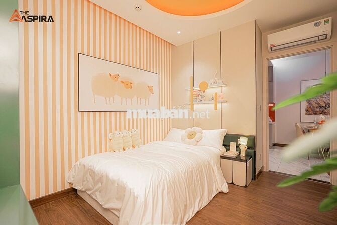 Chiết khấu nội bộ căn hộ 2PN The Aspira 66,78m2, chỉ 2,5 tỷ (Đã VAT)