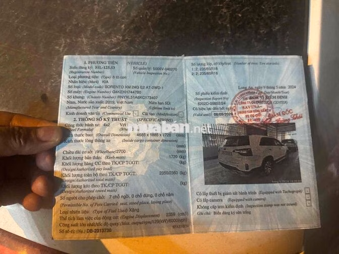 KIA SORENTO XM 2019 Trắng 85000km