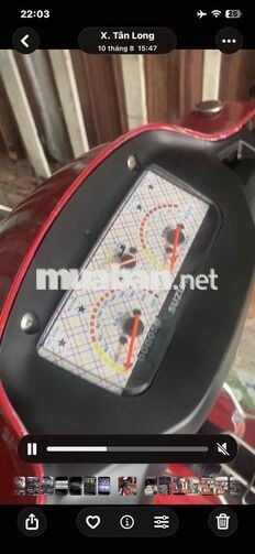 Suzuki Xì po 120 6 số Đỏ Trắng