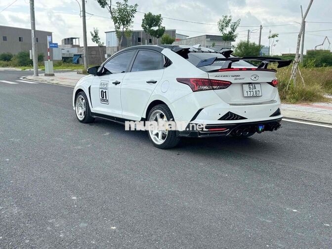 Hyundai Accent 2021 Trắng Tự động Ghế da