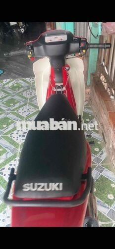 Suzuki Xì po 120 6 số Đỏ Trắng