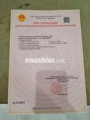 bát đất cln ấp thới hưng phong điền cần thơ