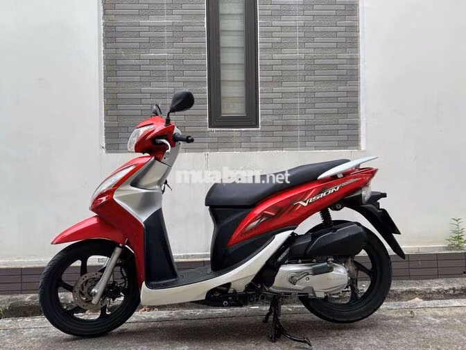 Honda Vision 2025 Cao Cấp màu Đỏ