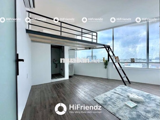 PHÒNG VIEW KÍNH CỰC THOÁNG - GÁC CAO + CỬA SỔ TRỜI LỚN - SẴN NỘI THẤT 