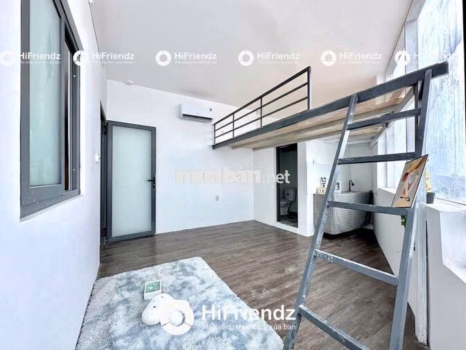 PHÒNG VIEW KÍNH CỰC THOÁNG - GÁC CAO + CỬA SỔ TRỜI LỚN - SẴN NỘI THẤT 