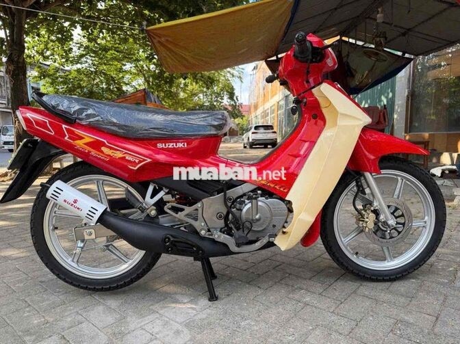 Suzuki Xipo 99 2 thì Đỏ, Kem Mới 100% giấy tờ thật