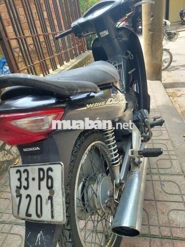 Honda Wave Alpha Đen Đã sử dụng