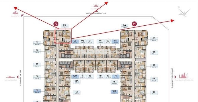 Chỉ Đúng Một Căn 2PN Giá 55 Triệu/M2 Tại Peninsula Sông Hàn