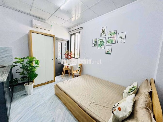 Phòng Trọ Full Nthat , Thang máy , Mặt tiền , Bảo vệ , Gần dh Rmit