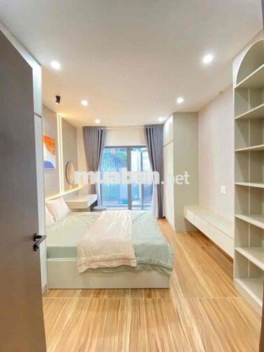 Cho thuê nhà XE HƠI TẬN CỬA NHÀ MỚI ĐẸP FULL NỘI THẤT