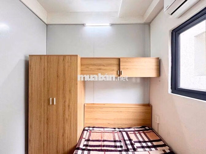 DẠNG STUDIO FULL NỘI THẤT 2PN CỬA SỔ TRỜI NGAY HUIT - VHU