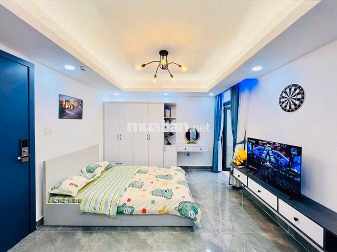1PN TÁCH BẾP BAN CÔNG FULL NỘI THẤT NGAY HỒNG BÀNG UEF