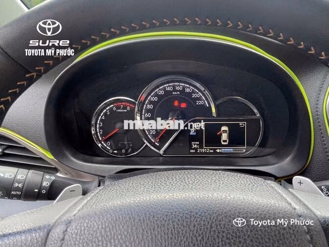 Toyota Vios 2025 1.5G CVT Trắng 22.000 km