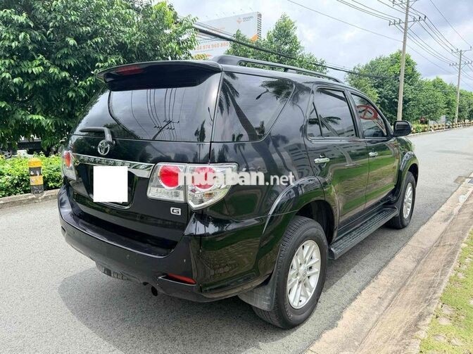 Toyota Fortuner 2.5G MT 2014 Số sàn Đen 1 Chủ