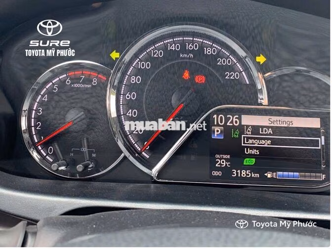 Toyota Vios 2025 1.5G CVT Đen 4000 km