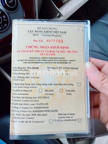 Hyundai Santa Fe 7 chỗ Tự động Dầu Hàn Quốc Đen