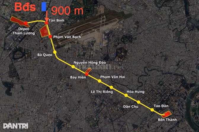Dãy nhà trọ 301m2 đất, gồm 14 phòng sát mặt tiền đường Nguyễn Văn Quá