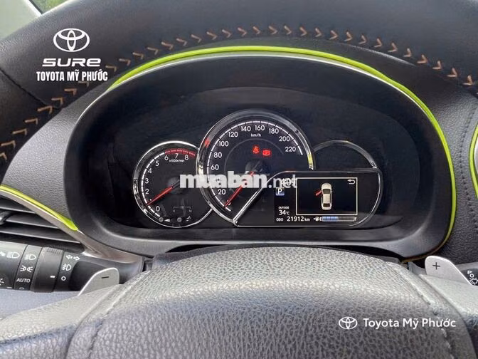 Toyota Vios 1.5G CVT 2025 Trắng 22000 km
