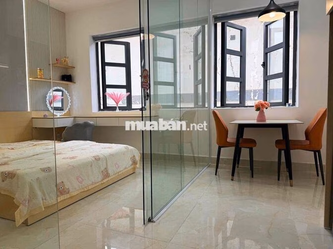 CHO THUÊ CĂN HỘ 1 PN MỚI 100% TÁCH BẾP FULL NỘI THẤT