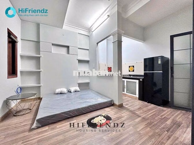 Cho thuê 2PN1wc mới xây siêu to full nội thất mới 100% nhận ở 7-8 ng