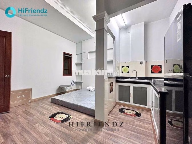 Cho thuê 2PN1wc mới xây siêu to full nội thất mới 100% nhận ở 7-8 ng