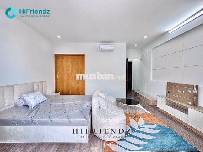 Cho thuê 2PN1wc mới xây siêu to full nội thất mới 100% nhận ở 7-8 ng