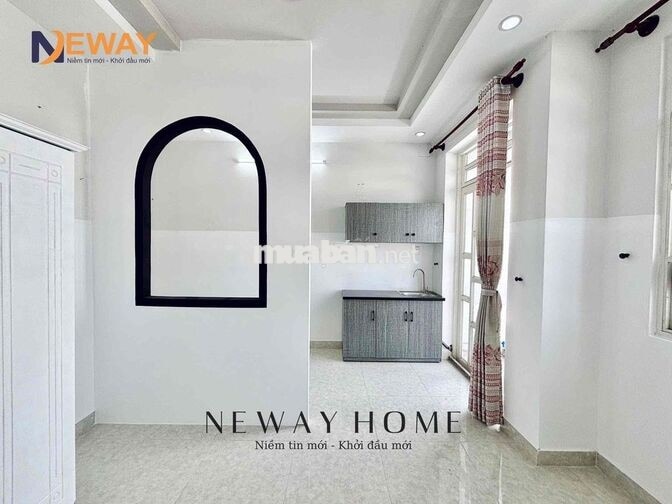 1PN TÁCH BẾP BAN CÔNG LỚN, SẴN NỘI THẤT CƠ BẢN MỚI KENG GẦN VHU