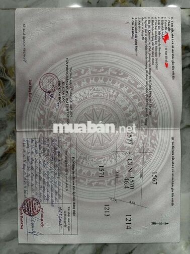 Cần bán đất ODT pháp lý chuẩn SHR