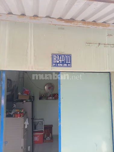 Bán nhà mặt tiền đường nhựa xã hưng long,bình chánh 