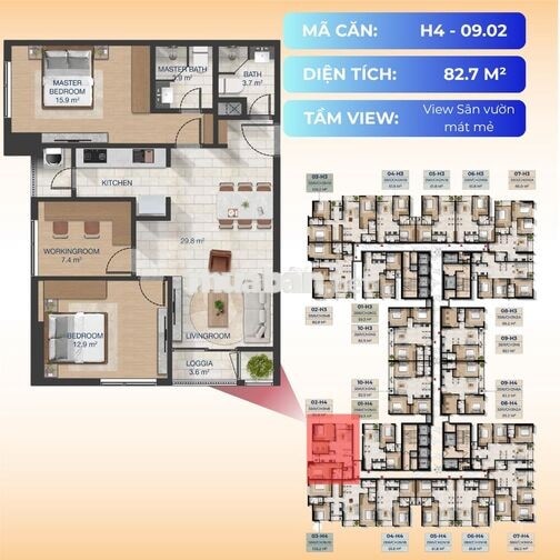 Hiếm! Căn Hộ 3PN Tại Lõi Di Sản Phố Huế - Sở Hữu Ngay Để Nhận Giá Tốt