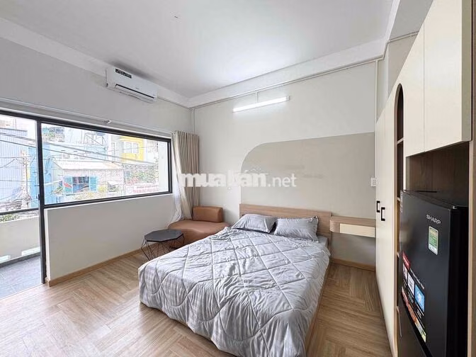 🎉CĂN HỘ 1PN BAN CÔNG 40M2 | MỚI 100% FULL NT NGAY ĐH SGU Q3