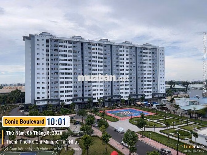 Cho thuê CC Conic Boulevard 2PN 84,32m2 Block A tầng 5 giá 6,5tr/th
