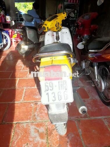 Xe máy MAX 50cc màu vàng trắng