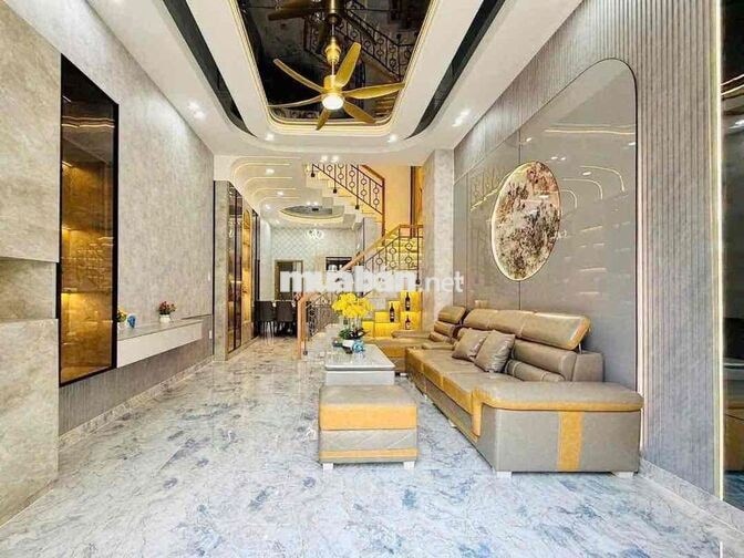 Nhà Đủ Nội Thất ! Hẻm 6m Nguyễn Sơn, 3 Tấm, 4 x 16m, 4 Phòng, 4 wc
