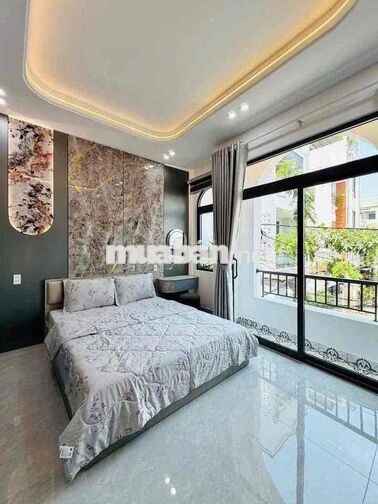 Nhà Đủ Nội Thất ! Hẻm 6m Nguyễn Sơn, 3 Tấm, 4 x 16m, 4 Phòng, 4 wc