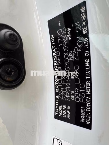 Toyota Corolla Cross Hybrid 2024 Trắng 31279 km