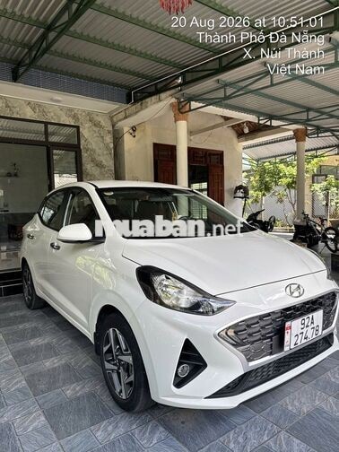 Hyundai i10 2021 bản full số tự động Trắng