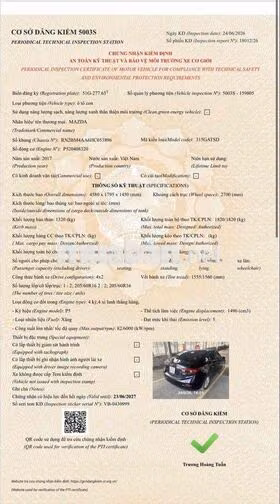 Mazda 3 2017 1.5 AT sedan Đen 7 vạn zin
