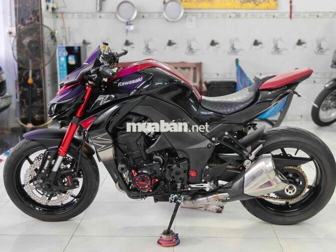 Kawasaki Z1000 ABS 2014 Đen, Đỏ, Tím