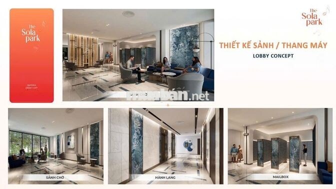 Bán gấp căn 2PN-55m-3.35 the SOla Park Vinhomes Smart City