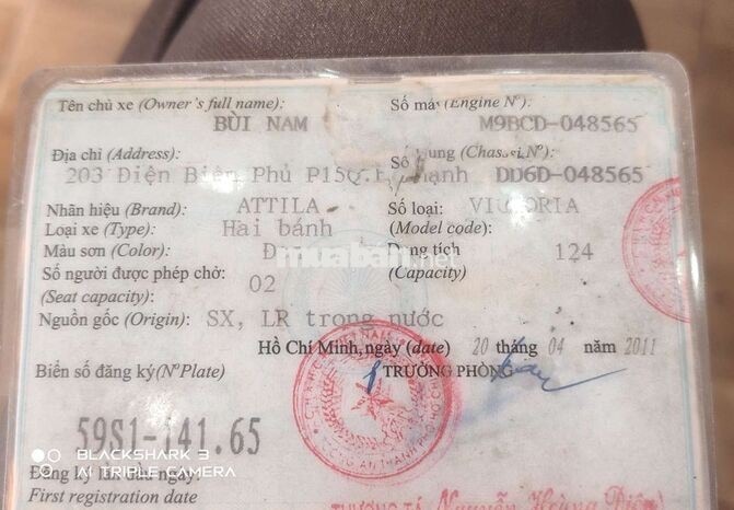 Attila Victoria biển Sài Gòn xe zin mọc 