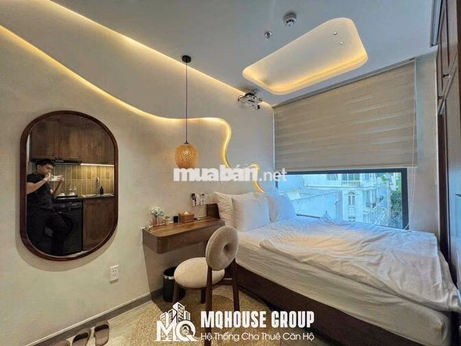 CĂN HỘ STUDIO BANCOL 35M2 gần Sân Bay - thang máy full nội thất