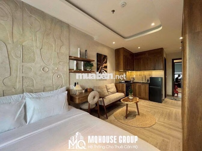 CĂN HỘ STUDIO BANCOL 35M2 gần Sân Bay - thang máy full nội thất