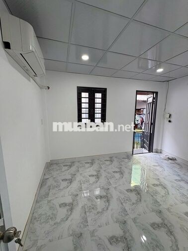 Nhà 1 lầu mới xây đẹp, 4m x 6m, 1PN, 1WC, hẻm 2.5m Mai Xuân Thưởng