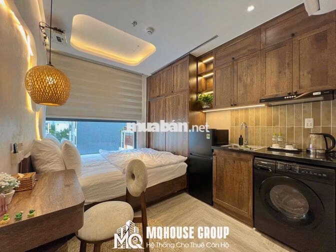 CĂN HỘ STUDIO BANCOL 35M2 gần Sân Bay - thang máy full nội thất