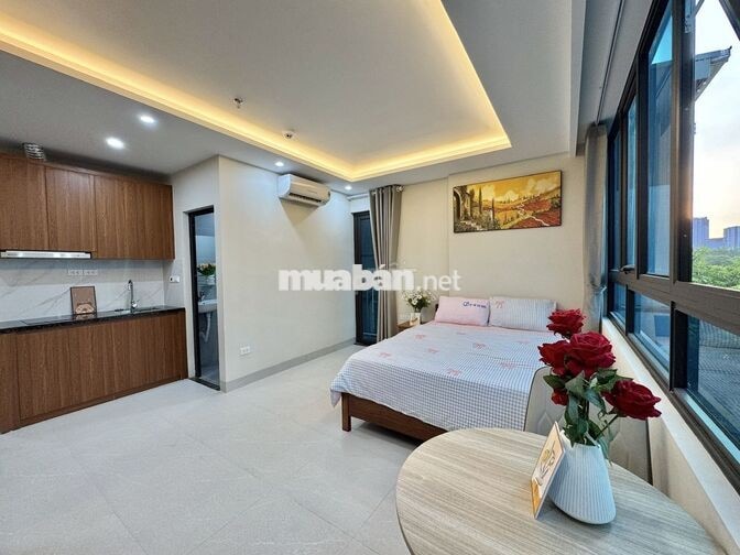 CHO THUÊ STUDIO BAN CÔNG NHÀ MỚI 100%  NẰM NGAY  MAI DỊCH, HỒ TÙNG MẬU
